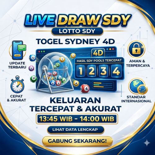 Live Draw SDY: Live Lotto SDY, Togel Sidney 4D, Result SDY Pools Tercepat